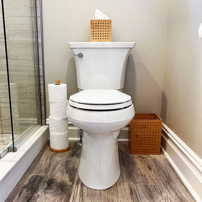 2pc Toilet Paper Refill And Tissue Box - Mind Reader 3 2pc Toilet Paper Refill And Tissue Box - Mind Reader