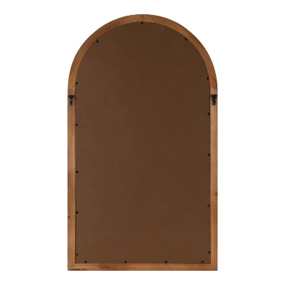 22" X 38" Boldmere Arch Wall Mirror Brown - Kate & Laurel All Things Decor 5 22" X 38" Boldmere Arch Wall Mirror Brown - Kate & Laurel All Things Decor - Image 3