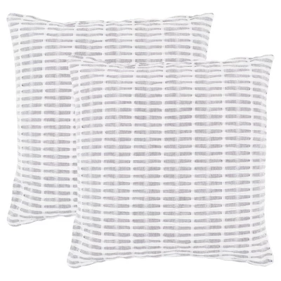 KAF Home Pleated Please Pillow Cover 20 X 20-inch 100-Percent Cotton | Set Of 2 Pillow Covers 7 KAF Home Pleated Please Pillow Cover 20 X 20-inch 100-Percent Cotton | Set Of 2 Pillow Covers - Image 5