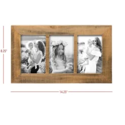 Natural Wood 4 X 6 Inch Decorative Wood Picture Frame - Holds Three 4x6 Photos - Foreside Home & Garden 13 Natural Wood 4 X 6 Inch Decorative Wood Picture Frame - Holds Three 4x6 Photos - Foreside Home & Garden -Home Decoration Shop GUEST 021afdbc 9bc3 46fd 899e 742c27f14506