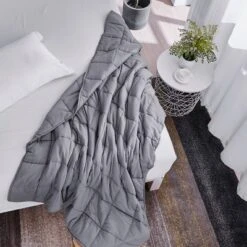 48" X 72" 12lbs Microfiber Weighted Blanket Gray - Pur Serenity -Home Decoration Shop GUEST 048d3aa7 2706 47e2 b4c8 3a975704d3b3