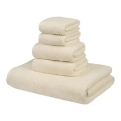PiccoCasa 100% Cotton Bath Towels Set 5Pcs For Family Hotel Spa Gym -Home Decoration Shop GUEST 04c2fd69 f15b 4608 945e 1fe9e822d8e7