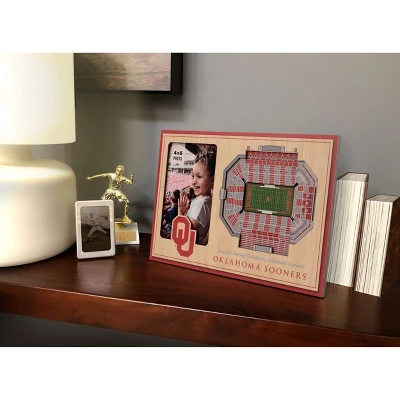 4" X 6" NCAA Oklahoma Sooners 3D StadiumViews Picture Frame 3 4" X 6" NCAA Oklahoma Sooners 3D StadiumViews Picture Frame