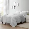 Sweet Home Collection Quilt Sets Prewashed Checkered Plaid Embroidered Vintage Soft And Luxurious Bedding With Pillow Shams