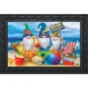 Summer Gnomes Humor Doormat Beach Scene Indoor Outdoor 30" X 18" Briarwood Lane