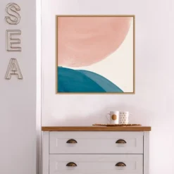 22" X 22" Eventide Pools II By Piper Rhue Framed Canvas Wall Art Light Brown - Amanti Art -Home Decoration Shop GUEST 0a7a2a19 ca01 4e3f 8892 95a1fcd84298