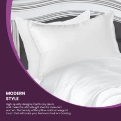 Traditional 1cm Stripe Microfiber Down Alternative 2-Piece Pillow Set - Blue Nile Mills 12 Traditional 1cm Stripe Microfiber Down Alternative 2-Piece Pillow Set - Blue Nile Mills -Home Decoration Shop GUEST 0af180e1 299f 49e4 9d30 17f1deffd4ad