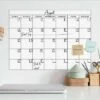 Basics Dry Erase Calendar Peel And Stick Giant Wall Decal Black - RoomMates -Home Decoration Shop GUEST 0bda868c 6254 4791 bdaa 2bc4eb48f924