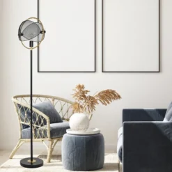 63.25" Henderson Industrial Metal Floor Lamp - River Of Goods -Home Decoration Shop GUEST 0cbfc6db 649f 49c6 b2ca fd3f06b7d6c6