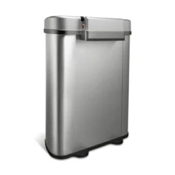 Nine Stars 18.5gal Motion Sensor D-Shape Stainless Steel Recycling Trash Can -Home Decoration Shop GUEST 0e920568 b4f4 435d 8e94 0b475a7e95df