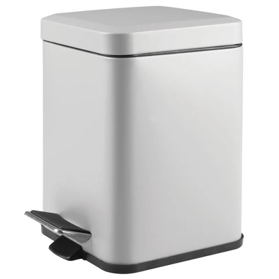 MDesign Small Square Step Trash Can Garbage Bin, Removable Liner, 6L 8 MDesign Small Square Step Trash Can Garbage Bin, Removable Liner, 6L - Image 6