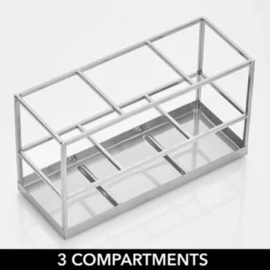 MDesign Steel Bathroom Countertop Hair Care Storage Organizer Basket -Home Decoration Shop GUEST 1165136c 2b13 4b99 9f9a 9dbdc12be890