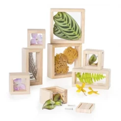 Guidecraft Clear Treasure Blocks - Set Of 8