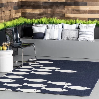 NuLOOM Hand Hooked Vivienne Indoor/ Outdoor Patio Area Rug 3 NuLOOM Hand Hooked Vivienne Indoor/ Outdoor Patio Area Rug