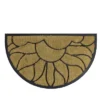 Northlight Brown And Black Sunflower Half Round Doormat 29 X 17 -Home Decoration Shop GUEST 13ec3391 ed1d 469b a451 1b85e8165584