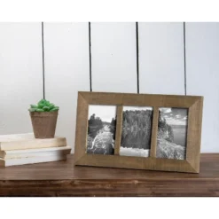 Natural Wood 4 X 6 Inch Decorative Wood Picture Frame - Holds Three 4x6 Photos - Foreside Home & Garden 15 Natural Wood 4 X 6 Inch Decorative Wood Picture Frame - Holds Three 4x6 Photos - Foreside Home & Garden -Home Decoration Shop GUEST 14af09e0 e5c9 46b9 b34c 7b08143fd22f