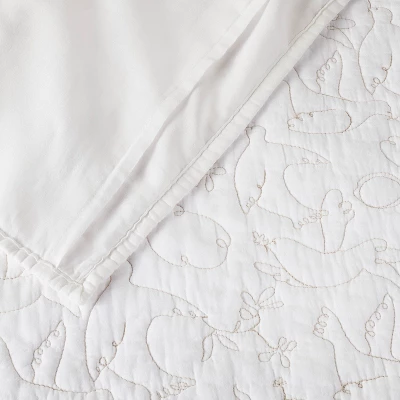 Dove Stitch Quilt Sham Off-White - Opalhouse™ Designed With Jungalow™ 4 Dove Stitch Quilt Sham Off-White - Opalhouse™ Designed With Jungalow™ - Image 2