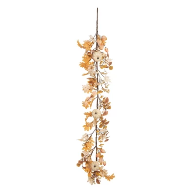 Transpac Artificial 60 In. Multicolored Harvest Warm Fall Wishes Garland 3 Transpac Artificial 60 In. Multicolored Harvest Warm Fall Wishes Garland