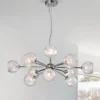 31.5" X 31.5" X 85" 12-Light Ginherd Satellite Chandelier Gray - Warehouse Of Tiffany -Home Decoration Shop GUEST 15d9b75c 6f2f 497b 87d8 9c67b8f2f628