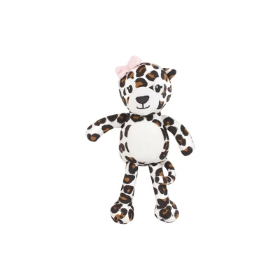 Hudson Baby Unisex Baby Plush Bathrobe And Toy Set, Leopard, One Size 4 Hudson Baby Unisex Baby Plush Bathrobe And Toy Set, Leopard, One Size - Image 2