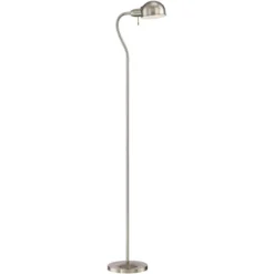 360 Lighting Ridley Modern Floor Lamp Standing 61" Tall Satin Nickel Metal Adjustable Gooseneck Arm For Living Room Reading Bedroom Office House Home 12 360 Lighting Ridley Modern Floor Lamp Standing 61" Tall Satin Nickel Metal Adjustable Gooseneck Arm For Living Room Reading Bedroom Office House Home -Home Decoration Shop GUEST 179f70eb 8d17 4cd9 a92e 330e4e486357
