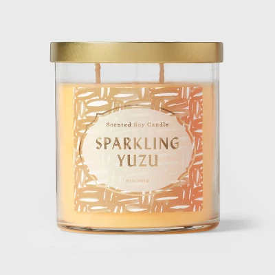 Lidded Glass Jar Candle Sparkling Yuzu - Opalhouse™ 5 Lidded Glass Jar Candle Sparkling Yuzu - Opalhouse™ - Image 3
