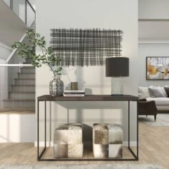 Metal Geometric Overlapping Lines Cross Hatch Wall Decor Black - Olivia & May -Home Decoration Shop GUEST 19712401 dcd8 4a59 9d51 d59c827793f3