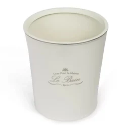 Le Bain Paris Pabst Ceramic Open Waste Basket For Bathroom- 1.5 Gallons