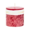 Northlight 3.25" Cranberry Red Traditional Cylindrical Outdoor Pillar Candle -Home Decoration Shop GUEST 1bce1966 0144 4d7c 900a 02390b950d86