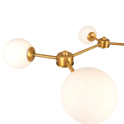 6-Light Sputnik Sphere Chandelier - Storied Home 4 6-Light Sputnik Sphere Chandelier - Storied Home - Image 2