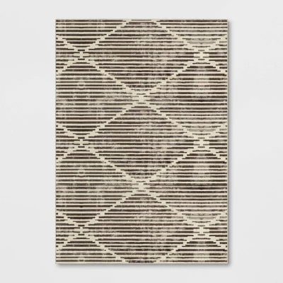 Kirk X Modern Striped Rug Black/White - Project 62™ 7 Kirk X Modern Striped Rug Black/White - Project 62™ - Image 5