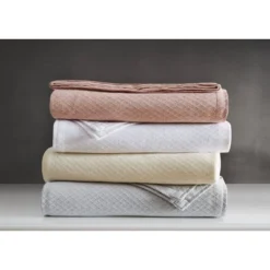 King Deluxe Woven Cotton Bed Blanket Blush - Charisma -Home Decoration Shop GUEST 1eb2c6d5 3de2 4834 bf0b e6407e0bfd9c