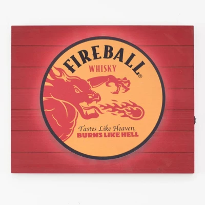 Fireball Whisky Vintage Metal Backlit LED Wall Sign - American Art Decor 9 Fireball Whisky Vintage Metal Backlit LED Wall Sign - American Art Decor - Image 7