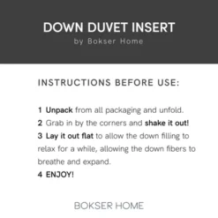 All Season Luxury White Duck Down Duvet Comforter Insert | BOKSER HOME 20 All Season Luxury White Duck Down Duvet Comforter Insert | BOKSER HOME -Home Decoration Shop GUEST 1f5119f9 c036 4378 88cc f0b372542e9c