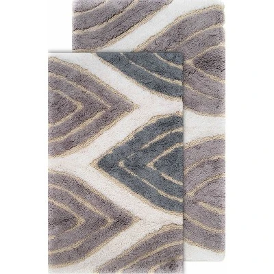 2pc Davenport Geometric Bath Rug Set - Chesapeake 11 2pc Davenport Geometric Bath Rug Set - Chesapeake - Image 9