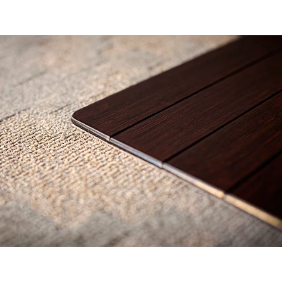 Bamboo Roll-Up Chairmat With Lip - Anji Mountain 4 Bamboo Roll-Up Chairmat With Lip - Anji Mountain - Image 2