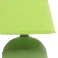 8.66" 2pk Petite Ceramic Orb Base Bedside Table Lamps With Matching Tapered Drum Shade Green - Creekwood Home -Home Decoration Shop GUEST 21abd54e b115 4812 bf31 51c8c2402387 1