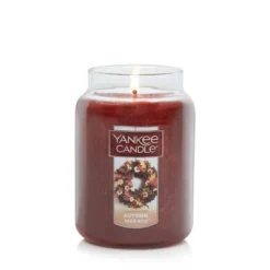 Autumn Wreath 22oz Original Large Jar - Yankee Candle