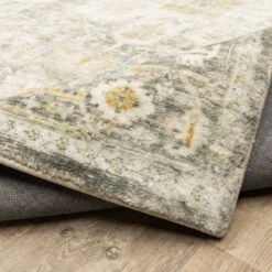 2'x8' Runner Salina Vintage Medallion Area Rug Gray/Gold - Captiv8e Designs -Home Decoration Shop GUEST 24ec1c0f c05e 4412 8d8a cfda70aea8b1