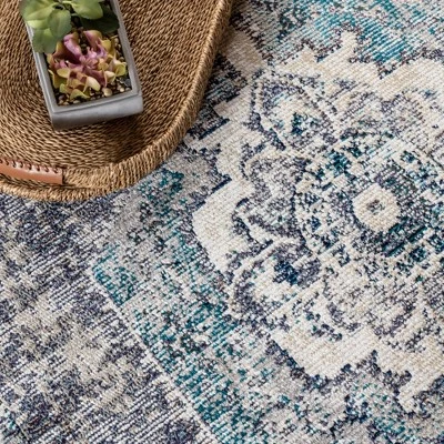 Cadiz Vintage Medallion Area Rug - JONATHAN Y 7 Cadiz Vintage Medallion Area Rug - JONATHAN Y - Image 5