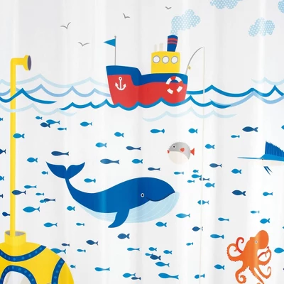 Submarine Shower Curtain - Allure Home Creations 4 Submarine Shower Curtain - Allure Home Creations - Image 2