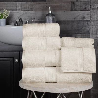 Classic Plush Absorbent 6-Piece Towel Set By Blue Nile Mills 10 Classic Plush Absorbent 6-Piece Towel Set By Blue Nile Mills - Image 8