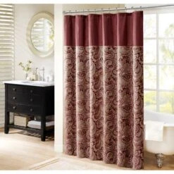 Paisley Jacquard Polyester Shower Curtain 14 Paisley Jacquard Polyester Shower Curtain -Home Decoration Shop GUEST 2b292712 c68b 41e7 a19b 4b14b0d473a2