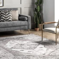 NuLOOM Gladys Machine Washable Vintage Medallion Area Rug 19 NuLOOM Gladys Machine Washable Vintage Medallion Area Rug -Home Decoration Shop GUEST 2b4a7af2 a228 4370 bf9b 112a24c4964b