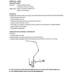 Hastings Home Modern LED Clamp Desk Lamp – Black 7 Hastings Home Modern LED Clamp Desk Lamp – Black -Home Decoration Shop GUEST 2bccc14f 1797 4e55 9020 4d180173f317