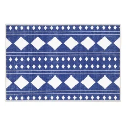 Sussexhome Diamond Collection Cotton Heavy Duty Low Pile Area Rug , 2' X 3' -Home Decoration Shop GUEST 2c21ea29 f946 4973 b5f2 759403a37ee5