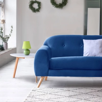 8.66" Petite Ceramic Orb Base Bedside Table Desk Lamp With Matching Tapered Drum Fabric Shade Green - Creekwood Home 8 8.66" Petite Ceramic Orb Base Bedside Table Desk Lamp With Matching Tapered Drum Fabric Shade Green - Creekwood Home - Image 6