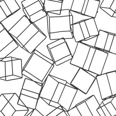 Metal Geometric 3D Square Wall Decor Black - Olivia & May 16 Metal Geometric 3D Square Wall Decor Black - Olivia & May - Image 14