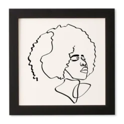 Domonique Brown Soul Fro Framed Wall Art Black - Deny Designs -Home Decoration Shop GUEST 2e3dd1e2 7a40 4c50 92d7 781e008f251a