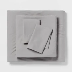 Stripe Microfiber Reversible Comforter & Sheet Set Gray - Room Essentials™ -Home Decoration Shop GUEST 2ee2ccc5 7a6d 4fb8 bbe2 72b632973d4c